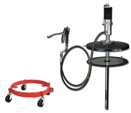 WESTWARD 5NUE4 PORTABLE GREASE PUMP 120 LB./16 GAL 50 1
