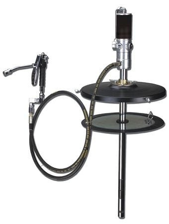 WESTWARD 5NUE5 GREASE PUMP,400 LB./55 GAL. DRUM,50:1