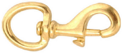 APEX TOOL GROUP T7625104 FAST SWIVEL EYE BOLT SNAP, BRONZE, 5/8-I