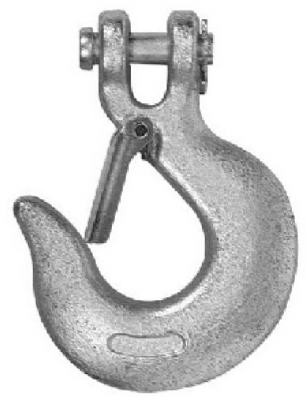 APEX TOOL GROUP T9700524 CLEVIS SLIP HOOK WITH LATCH, 5/16-IN.