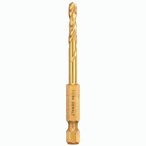 DEWALT TOOLS DD5111 TITANIUM IMPACT DRILL BIT, 11/64-IN.