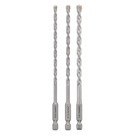 DEWALT TOOLS DWA5103 3PC IMPACT RDY MASONRY BIT SET