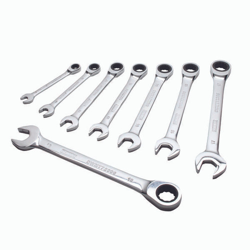 DEWALT TOOLS DWMT74198 8PC RATCHETING COMBO WRENCH-MM