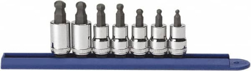GEARWRENCH 80587 SET HEX BALL STD MET 3/8DR 3-10MM 7PC