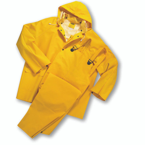 WEST CHESTER 4035/XXXXXXL 35ML PVC OVER POLY 3PCSRAIN SUIT-YELLOW
