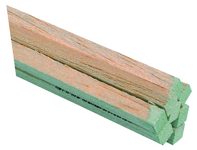 MIDWEST FASTENER 6044 BALSA WOOD, 1/8 X 1/8 X 36-IN.