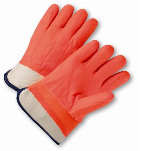 WEST CHESTER 1017ORF SC ORANGE FOAM LINED ROUGH FINISH PVC GL