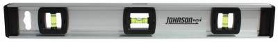 JOHNSON LEVEL & TOOL 1300-1800 TOP-READING ALUMINUM LEVEL, 3 VIALS, 18-