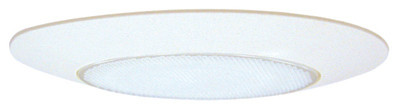 COOPER LIGHTING 170PS AIR-TITE SHOWER LENS, WHITE, 6-IN.