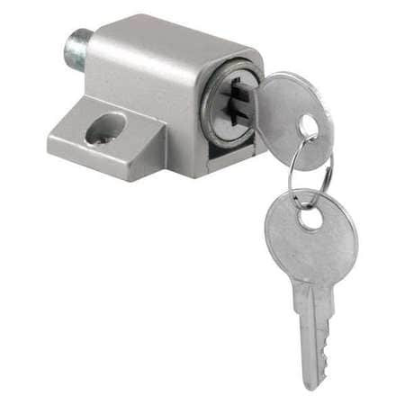 PRIME LINE PRODUCTS U 9861 DOOR LOCK PUSH IN UNFINISHED