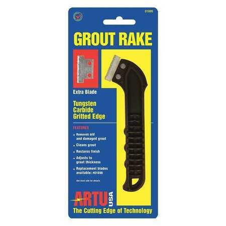 ARTU 01695 GROUT RAKE W/2 TC GR BL