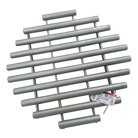GRAINGER GLOBAL SOURCING 34TA16 MAGNETIC GRATE ROUND CERAMIC 20 IN DIA.