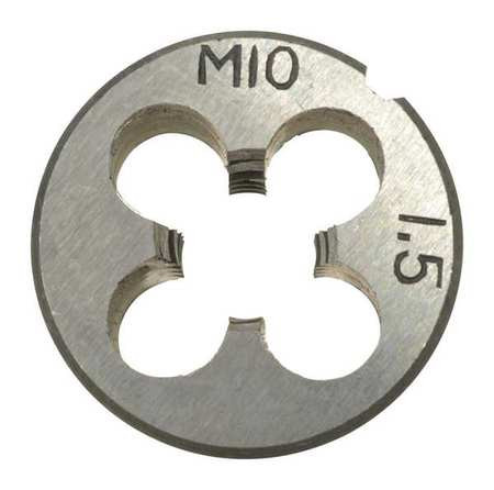 WESTWARD CCT1060-140 ALLOY STEEL DIE,M10X1-1/2