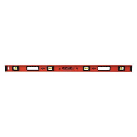 JOHNSON 1253-4800 I-BEAM LEVEL NUMBER OF VIALS 4 48 IN L