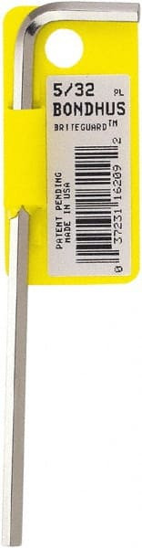 BONDHUS 16112 1/4" HEX, LONG ARM, HEX KEY