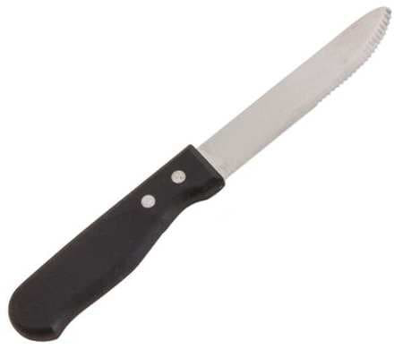 CRESTWARE SKJP STEAK KNIFE,5 IN. L,PLASTIC HANDLE,PK12