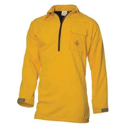 COAXSHER FC106-S WILDLAND FIRE SHIRT S YELLOW ZIPPER