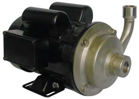 DAYTON 5WXT0 PUMP, CENTRIFUGAL, SS, 1/2 HP, 1 PH