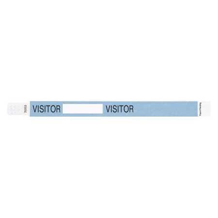 IDENTIPLUS T3UD-205-22 ID WRISTBAND,TYVEK,VISITOR,PK500