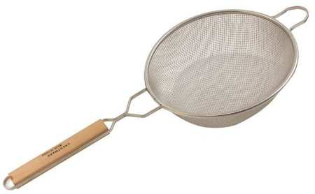 CRESTWARE WHSDM8 MESH STRAINER 13 IN.H MEDIUM DOUBLE MESH