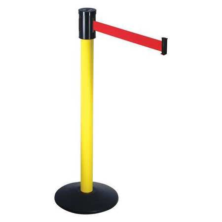VISIONTRON 321YA-RD BARRIER POST W/BELT 15FT L RED BELT