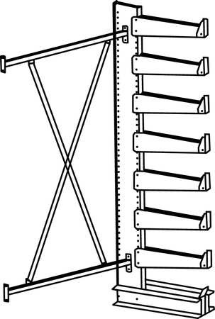JARKE QT501S72A CNTLVR RK 21 1/4 INX84 INX74 3/4 IN ADON
