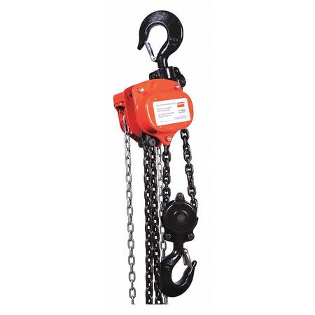 DAYTON 29XP34 MANUALCHAINHOIST,6000LB.,LIFT15FT.