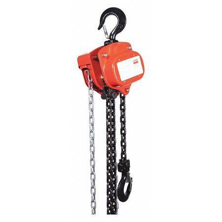 DAYTON 29XP27 MANUALCHAINHOIST,2000LB.,LIFT10FT.