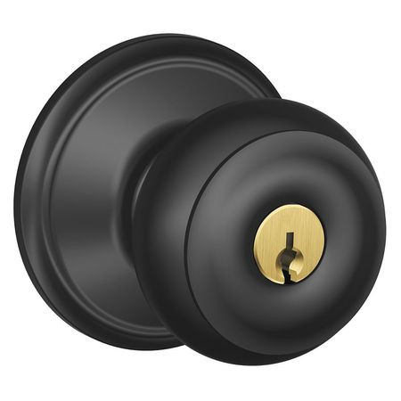 SCHLAGE F51A GEO 622 KNOB LOCKSET MECHANICAL ENTRANCE GRD. 1