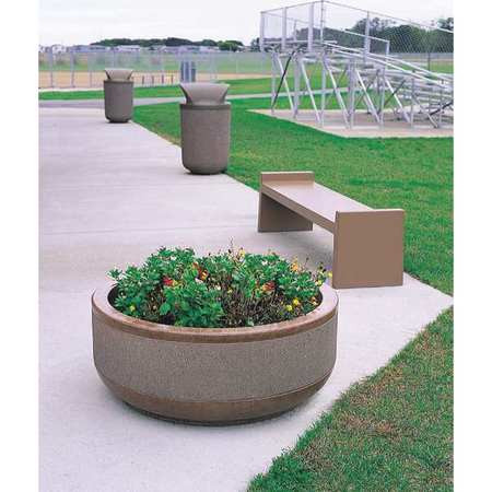 WAUSAU TILE TF4105W22 PLANTER ROUND 42IN.LX42IN.WX17IN.H