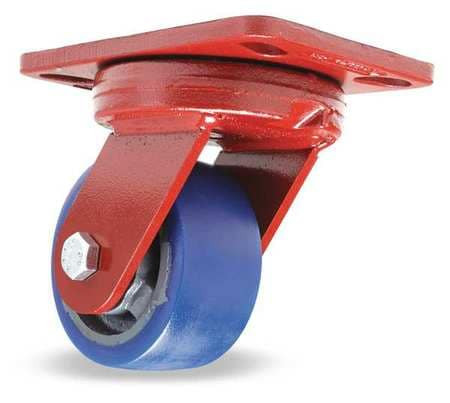 HAMILTON S-ZFHS-4SPB-4SL-FB KINGPINLESS PLATE CASTER SWIVEL 600 LB.