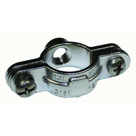 CALBRITE S61500SP00 CONDUIT CLAMP STAINLESS STEEL 3.4 IN L