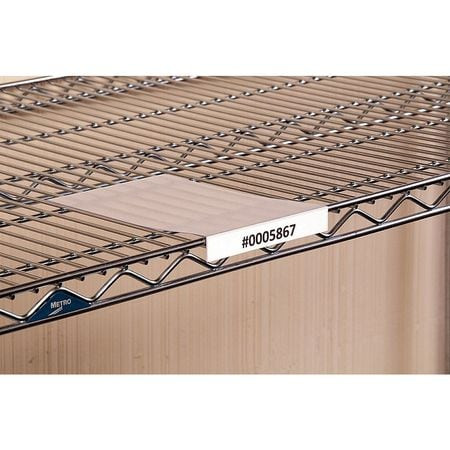 AIGNER INDEX BS5108 LABEL HOLDER, MOVEABLE SHELF, CLEAR (10 