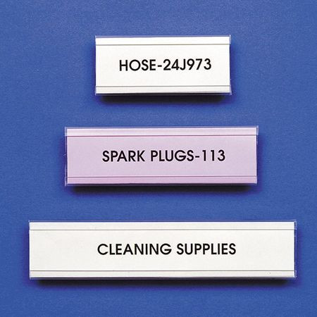 AIGNER INDEX PCM104 LABEL HOLDER, "C" DESIGN, 1" X 4", MAGNE
