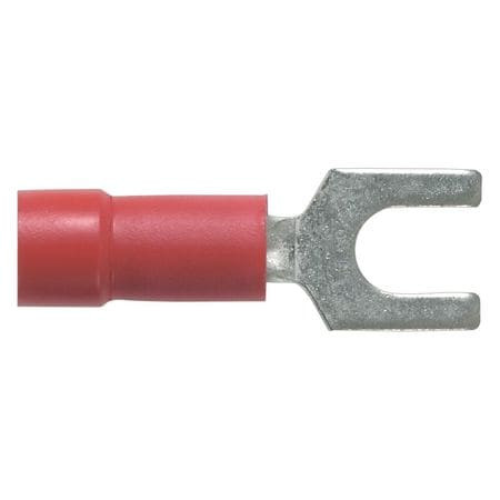 PANDUIT CORPORATION PV18-8F-MY FORKTERM,RED,#8,22TO16AWG,PK1000