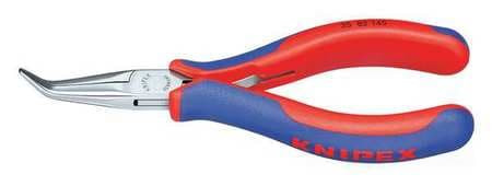 KNIPEX 35 82 145 BENT LONG NOSE PLIER 5-3/4 L SMOOTH