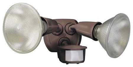 DESIGNER'S EDGE L6003BR MOTION LIGHT 180 DEGREE 70 FT BRZ 16IN L