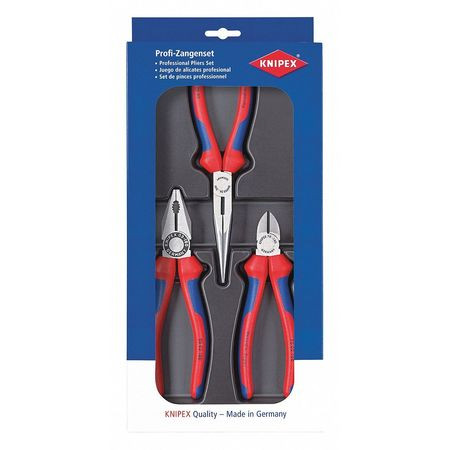 KNIPEX 00 20 11 PLIER SETS; SET TYPE: ASSORTMENT ; NUMBE