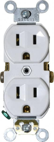 LEVITON BR15-W 125 VAC 15A NEMA 5-15R SPECIFICATION GRA