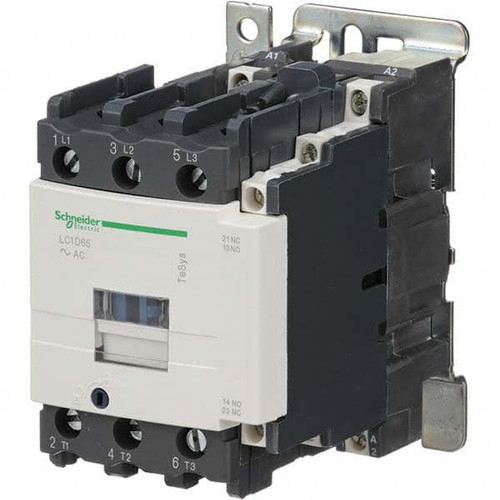 SCHNEIDER ELECTRIC LC1D65G7 IECCONTACTOR:3POLES,NC&NO