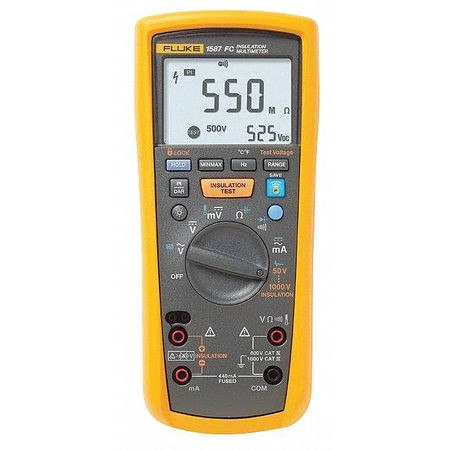 FLUKE FLUKE-1587 FC/WWG INSULATION MULTIMETER 1000 NF TO 9999 UF