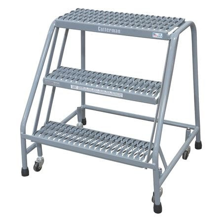 COTTERMAN 1003N2630A2E10B3C1P6 ROLLING LADDER 30 HX30 W RUBBER