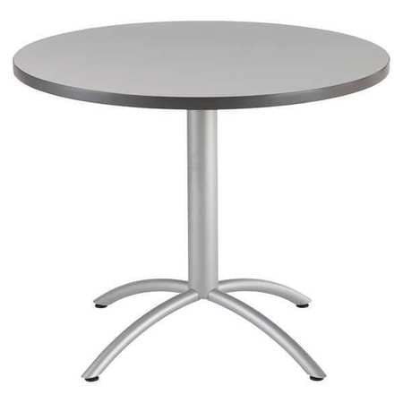 CAFEWORKS 65647 CAFE TABLE ROUND GRAY 42 IN DIAMETER