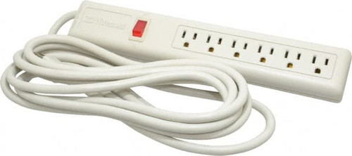 WIREMOLD LEGRAND P6-15 6 OUTLETS, 120 VOLTS, 15 AMPS, 15' CORD,