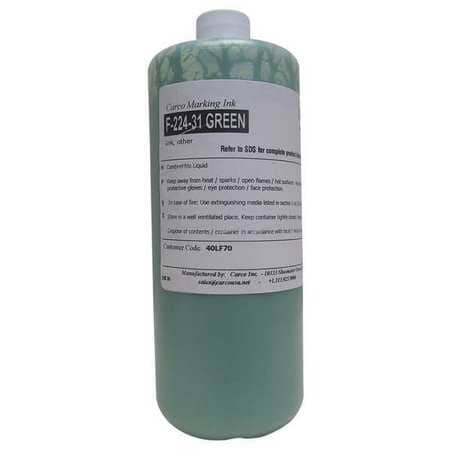 CARCO F-224-31 GREEN MARKING INK PIGMENT GREEN 15 TO 20 MIN