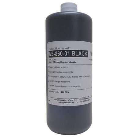 CARCO WS-860-01 BLACK MARKING INK DYE TYPE BLCK 5 TO 15 MIN.