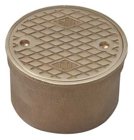 JAY R. SMITH MFG. CO 4890C03 FLOOR CLEANOUT 3 IN H NICKEL BRONZE