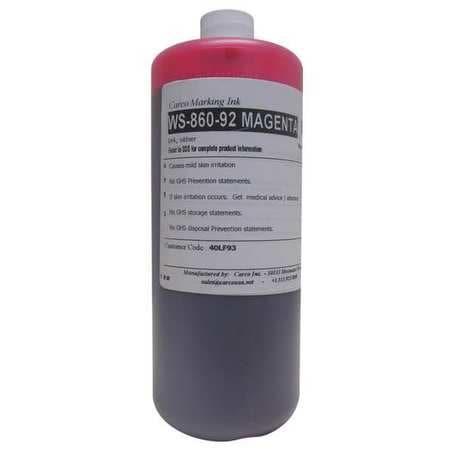 CARCO WS-860-92 MAGENTA MARKING INK DYE TYPE MAGENTA 5 TO 15 MIN