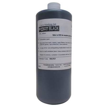 CARCO F-224-01 BLACK MARKING INK PIGMENT BLCK 15 TO 20 MIN