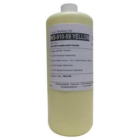 CARCO WS-910-59 YELLOW MARKING INK PIGMENT YELLOW 5 TO 15 MIN